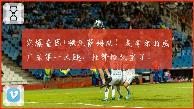 完爆奎因+碾压萨姆纳!麦考尔打成广东第一大腿,杜锋捡到宝了!